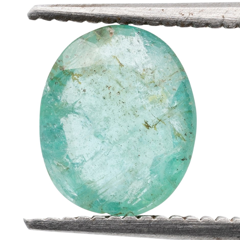 1.08ct Radiant Natural Emerald - Oval Cut