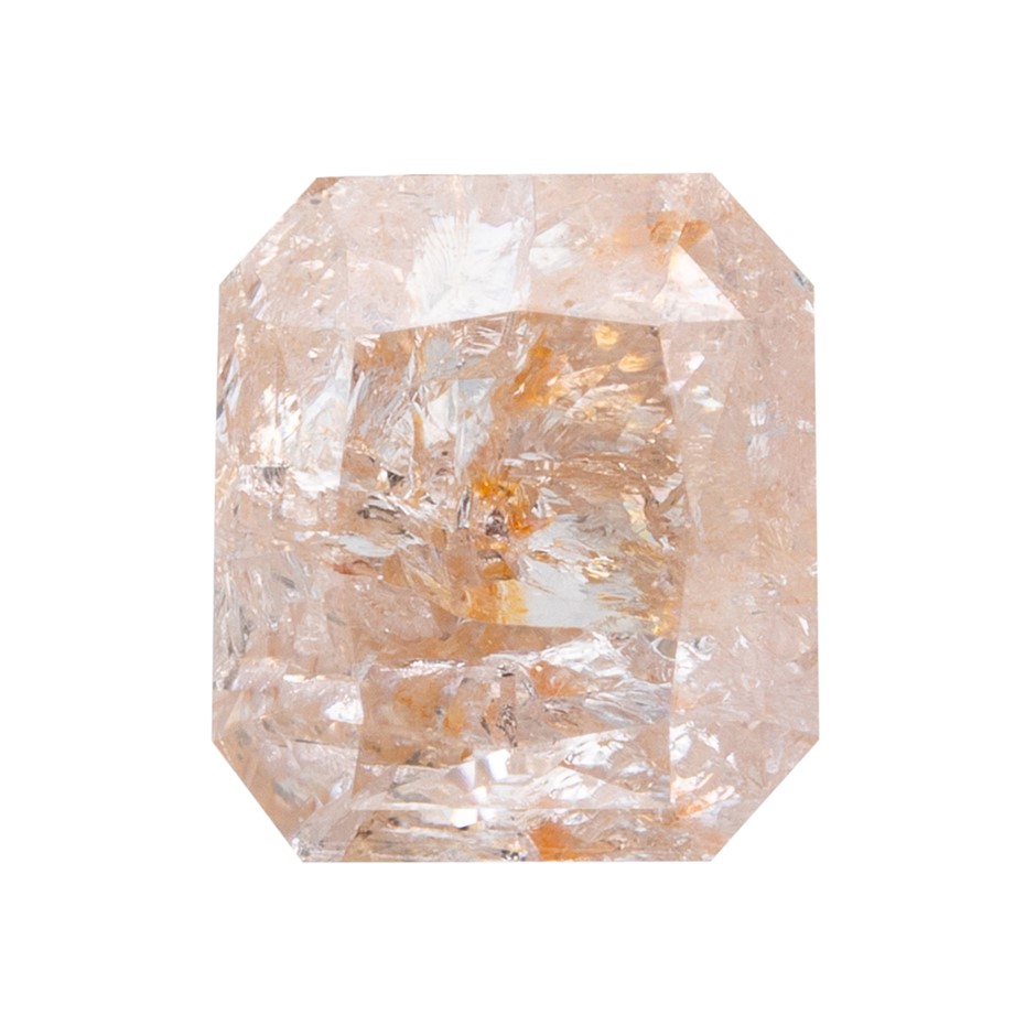 0.58ct Loose Genuine Natural Pink Diamond - Emerald Cut