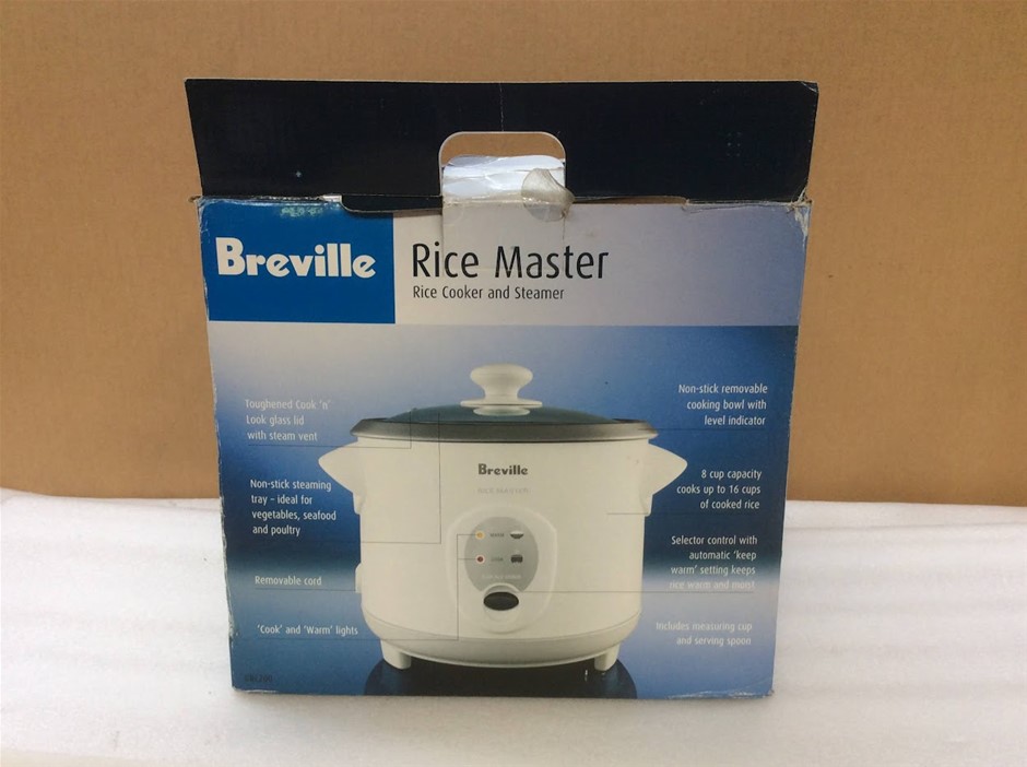 Breville Rice Master Rice Cooker and Steamer Auction (0013-2567964 ...