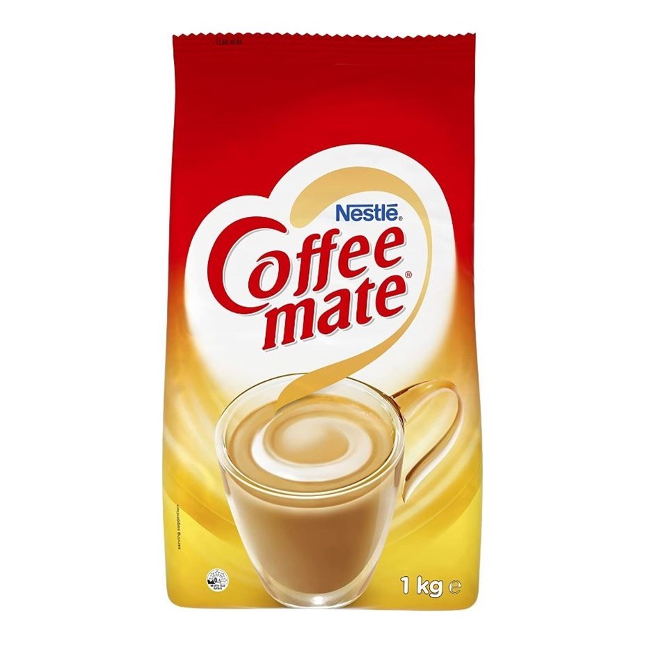 2 x NESTLE Coffee Mate, 1kg. N.B: Damaged packaging.