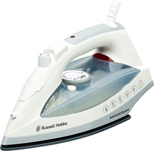 RUSSELL HOBBS Rapid Steam Iron, 280ml Tank, White, Model No.: RHC902.
