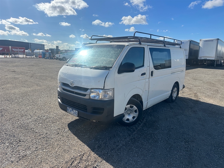 2008 Toyota Hiace LWB KDH201R Turbo Diesel Manual Van