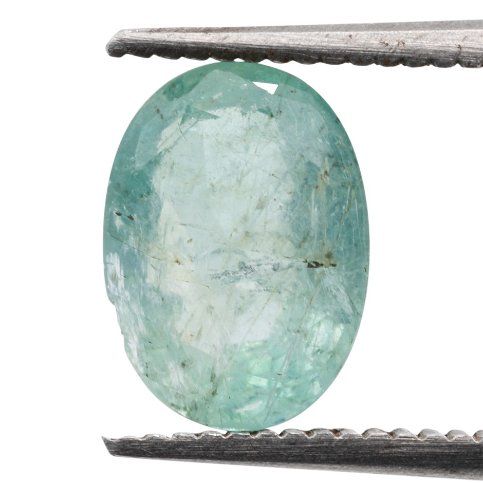 1.21ct Radiant Natural Emerald - Oval Cut