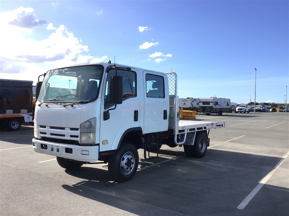 2008 Isuzu NPS 4 x 4 Tray Body Truck