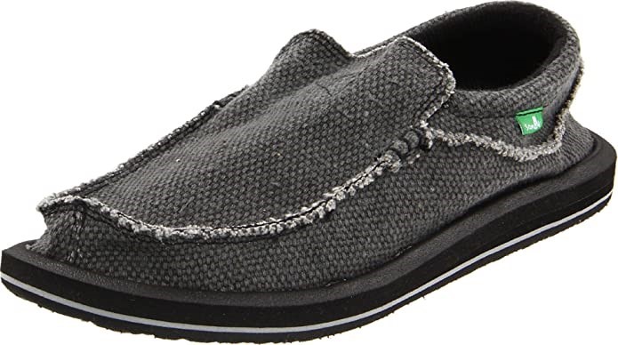 SANUK Men's Chiba Loafer, US10/EU43, Black, SMF1047. Buyers Note - Discoun