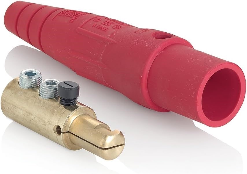 LEVITON 16D33-UR 16-Series Taper Nose, Female Plug, Contact, Double Set Scr