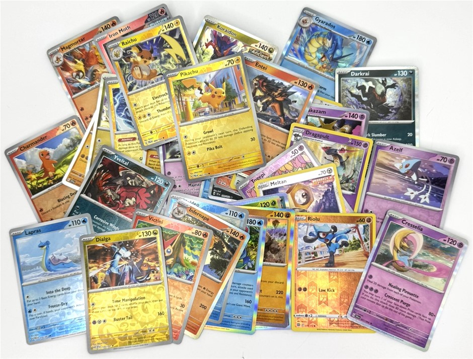 No Reserve 250+ Holo & Reverse Holo Pokemon Cards