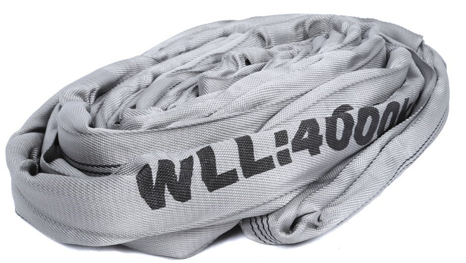 Round Lifting Sling, WLL 4,000kg x 4M (With Test Cert). Buyers Note - Disc