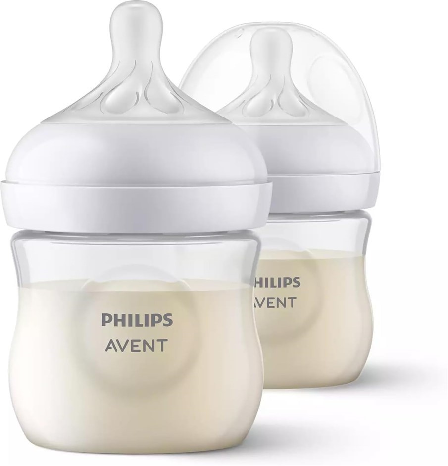 PHILIPS ADVENT Natural Response Baby Bottles, 125ml, 2-Pack, SCY900/02.
