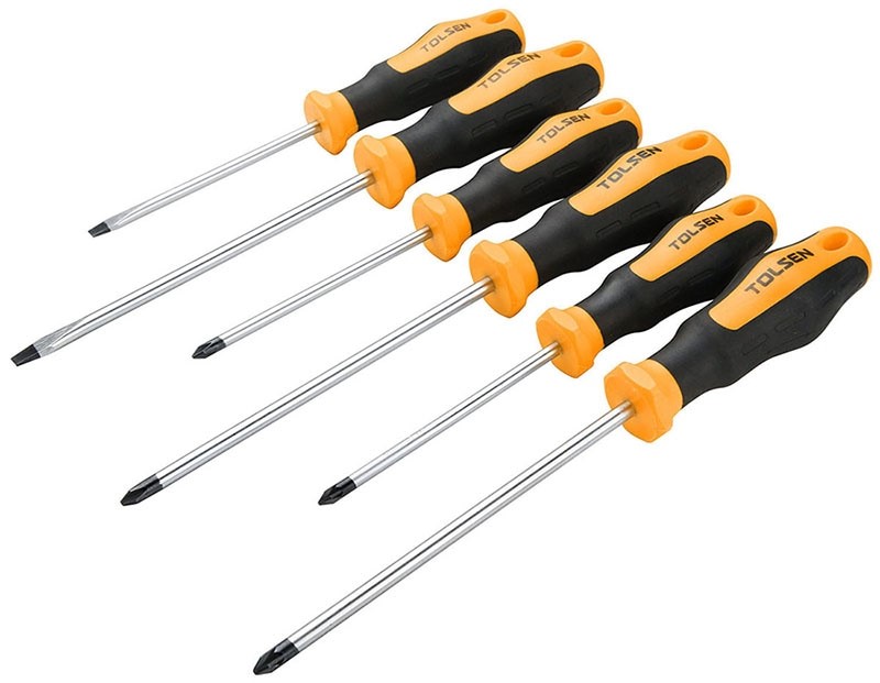 Tolsen 6Pcs Screwdrivers Set
