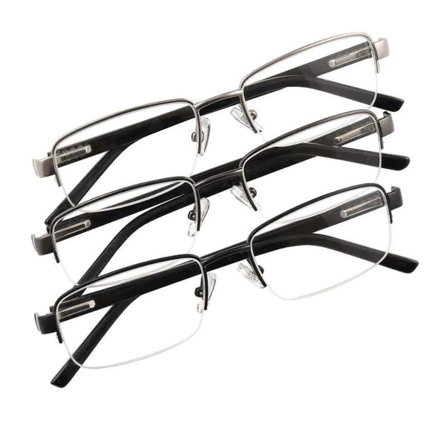 6 x FOSTER GRANT Design Optics Readers Glasses with Cases, Prescription +1.