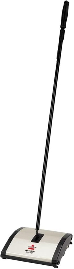 BISSELL Natural Sweep Carpet and Floor Sweeper with Dual Rotating System an