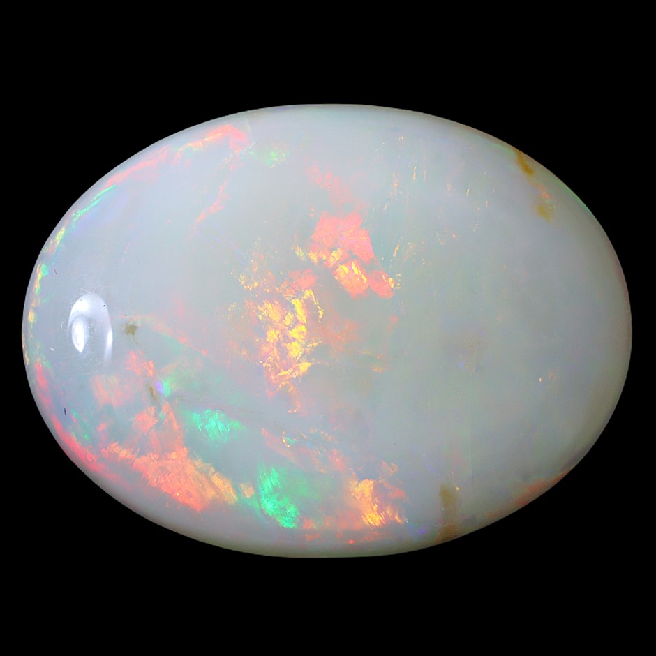 14.40 Carats White Color-Play Opal