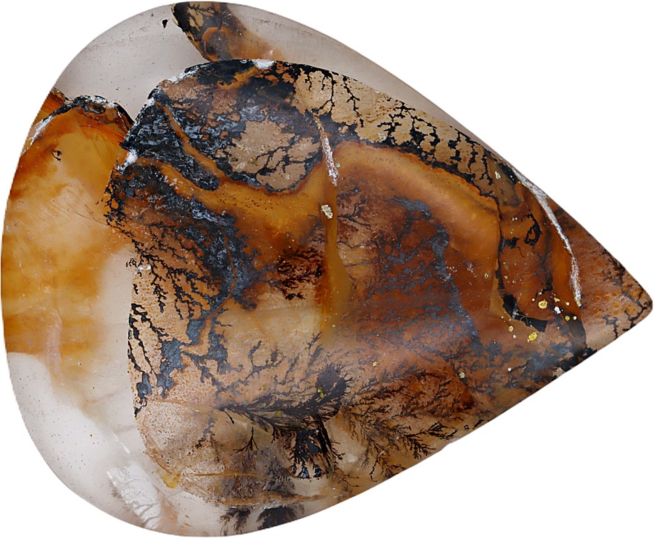 73.65 Carats Multicolor Dendrite