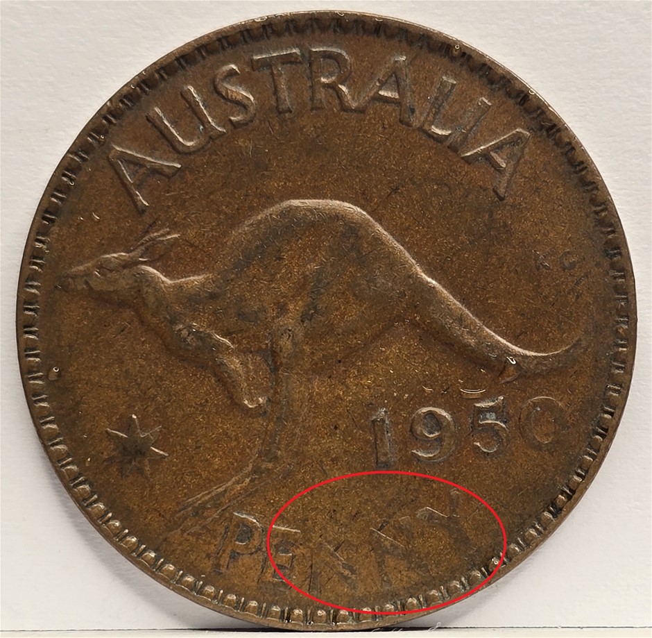 No Reserve Scarce And Significant Pre Decimal Error Coin