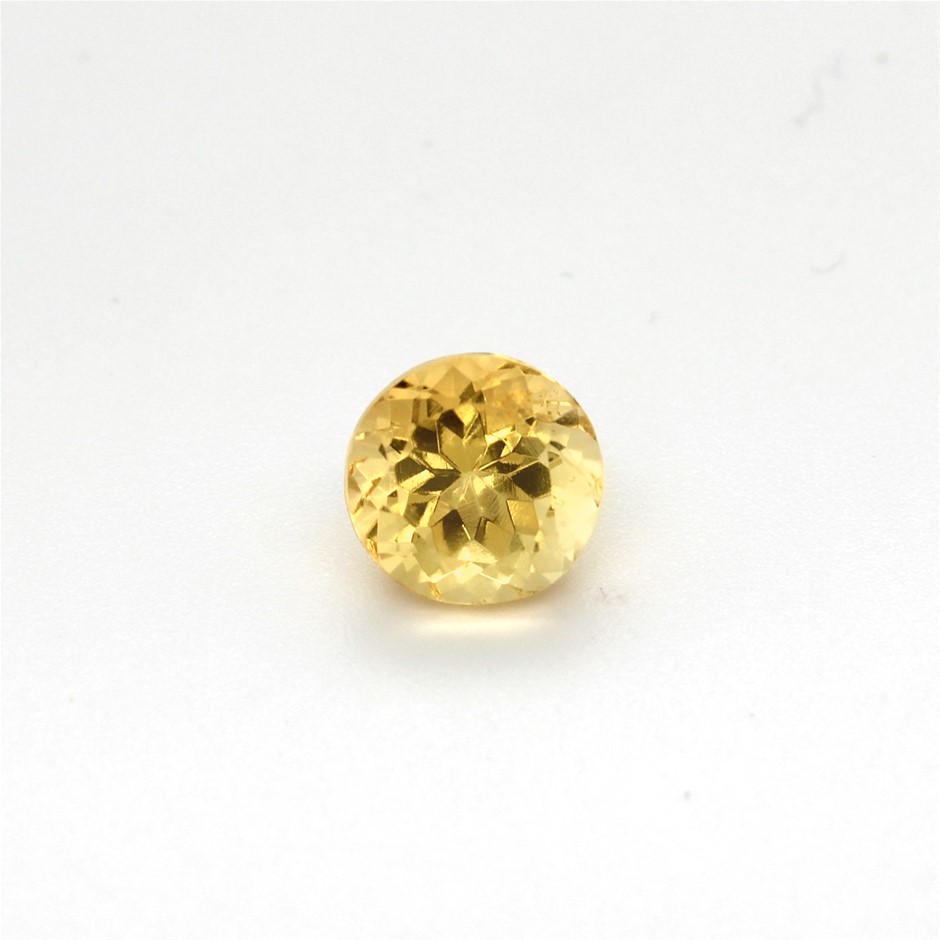 1.74 Ct Round Citrine Gemstone