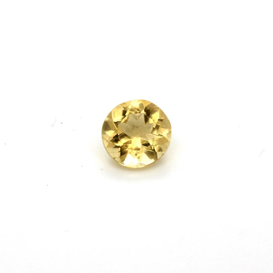 1.55 Ct Round Citrine Gemstone