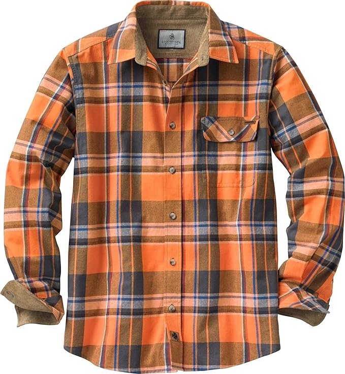 LEGENDARY WHITETAILS Men's Buck Camp Flannel Shirt. Size: Medium. Colour: C
