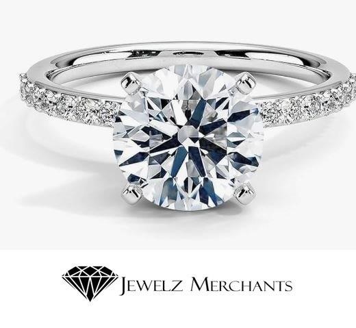 'Jewelzmerchants'Moissanite Jewellery,Free Chain $70 
