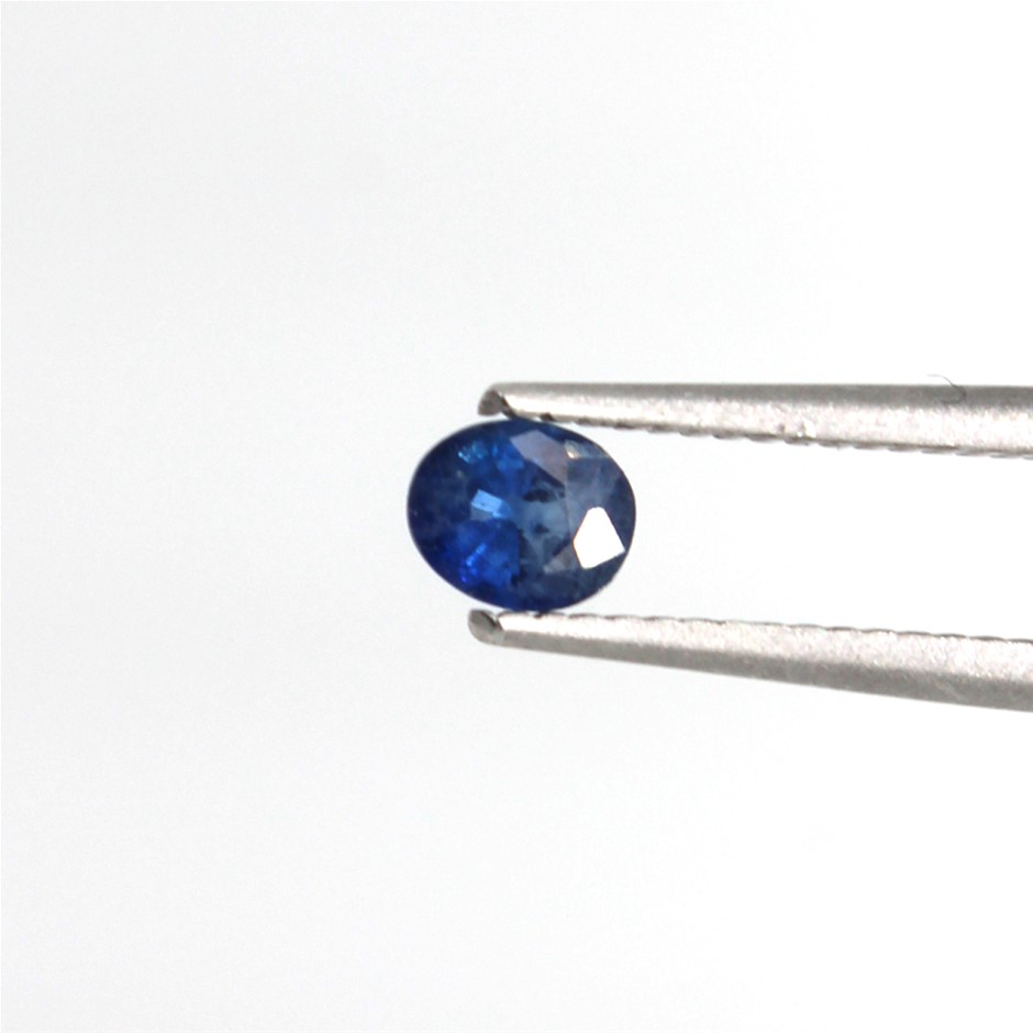 0.31 Ct Oval Blue Sapphire Gemstone