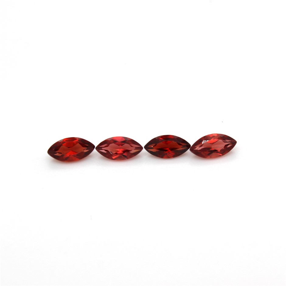 1.12 Ct Four Marquise Garnet Gemstone