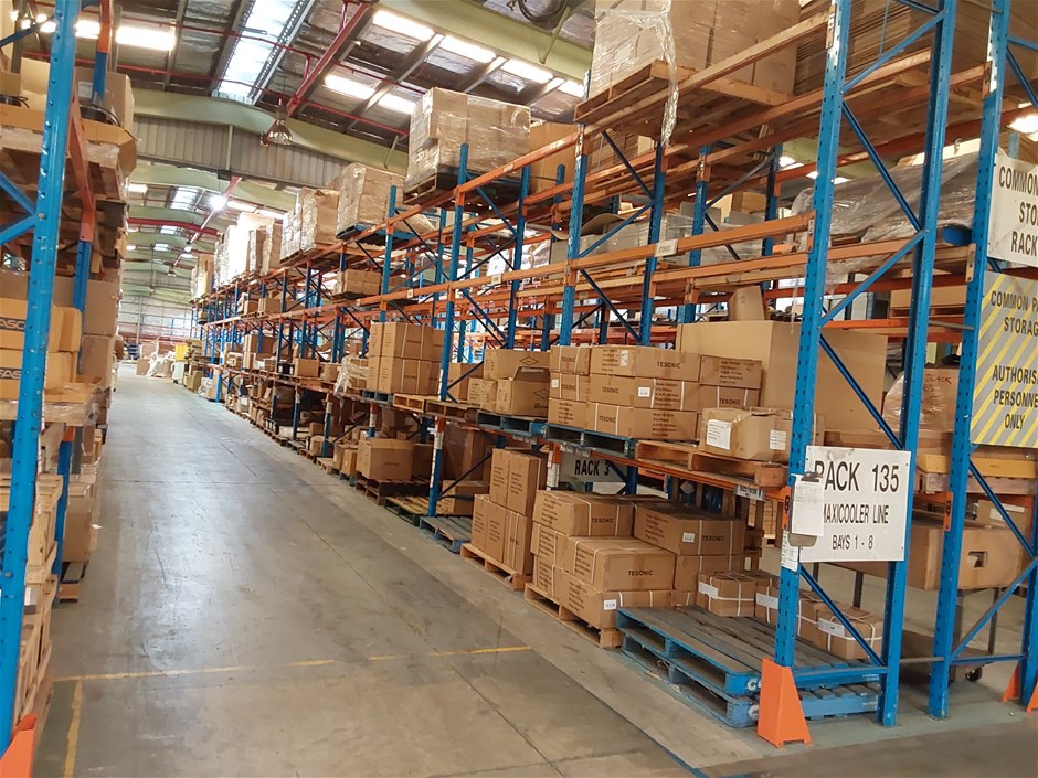 Pallet Racking 15 Bays Auction (0113-8020595) | Grays Australia