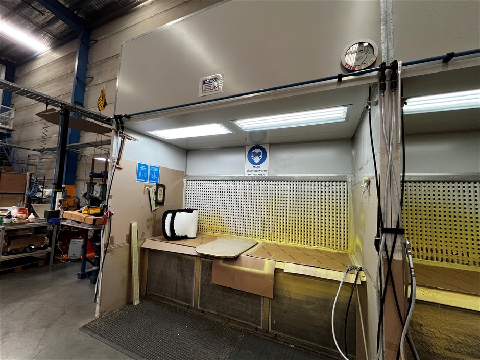 2017 Panda Open Front Spray Booth