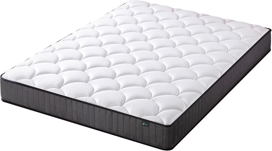 Zinus Double Mattress Pocket Spring Quilted Top Support.
