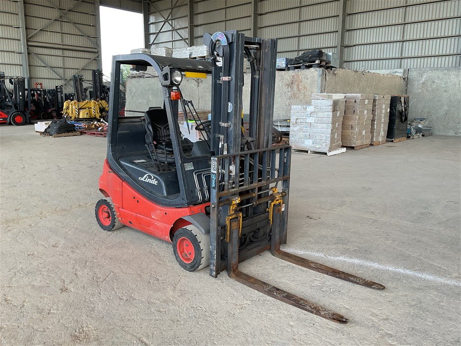 Unreserved Linde H20 Counterbalance Forklift- QLD