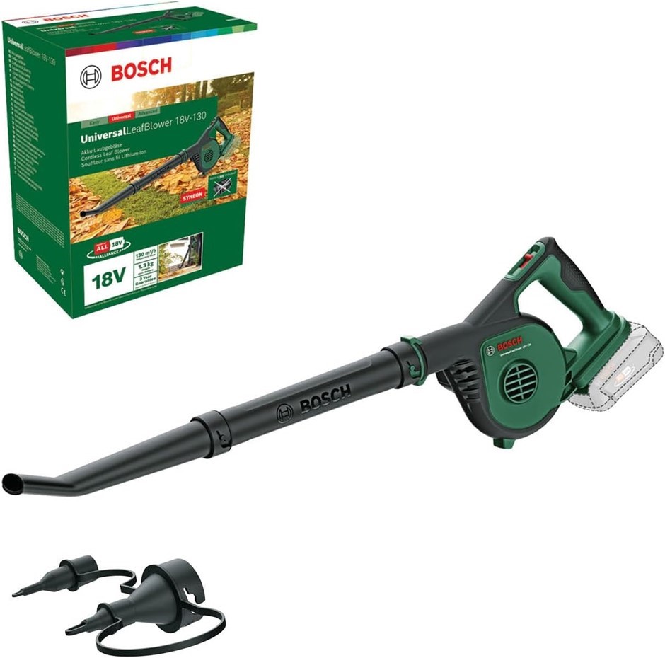 BOSCH 18V Cordless Leaf Blower Without Battery, 2-Speed Selection, Includes