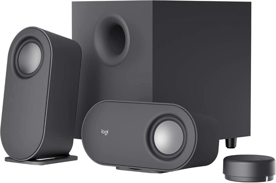 LOGITECH Z407 Bluetooth Computer Speakers, 80W, Wireless Control, 980-00135
