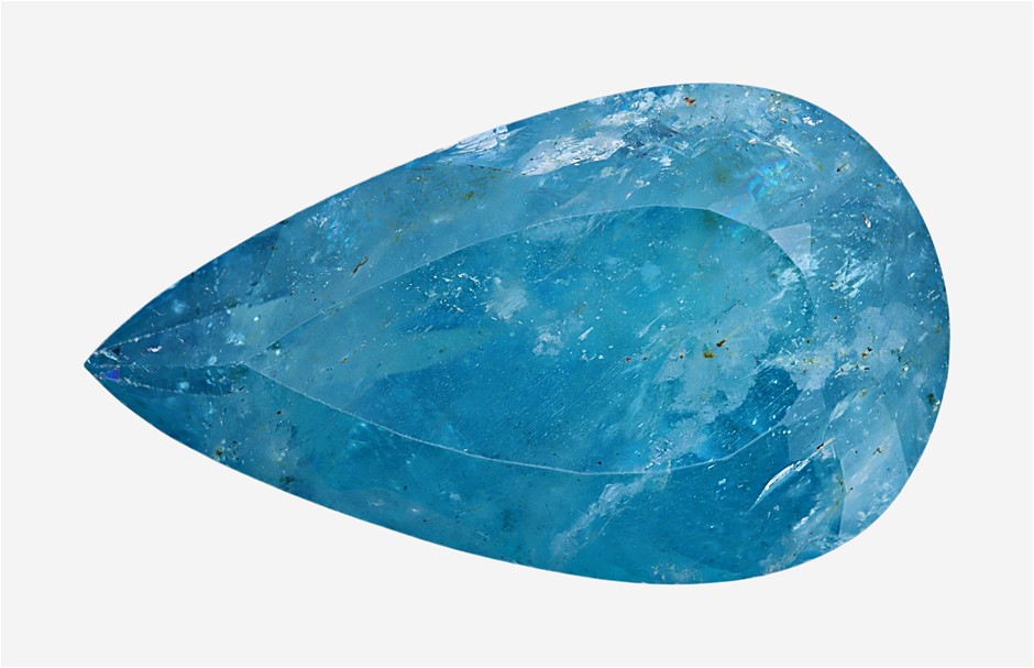 25.34 Carats Blue Aquamarine