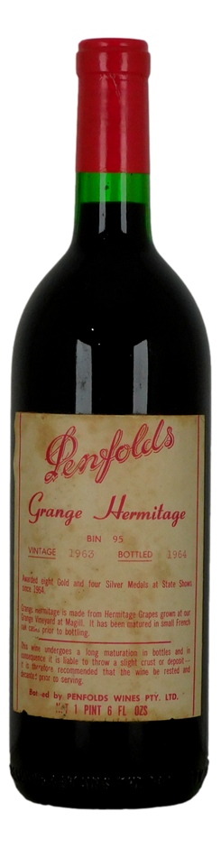 Penfolds Grange Hermitage Bin 95 1963 (1