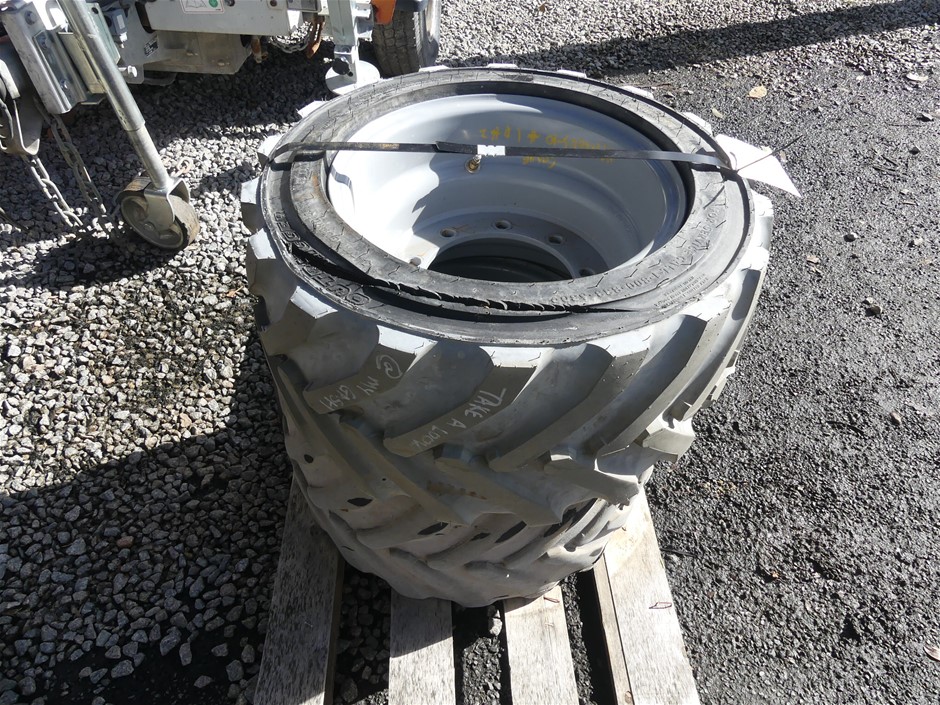 Genie 26x (5 Wheel Stud Holes) 2x Used Non Marking - Arndell Park