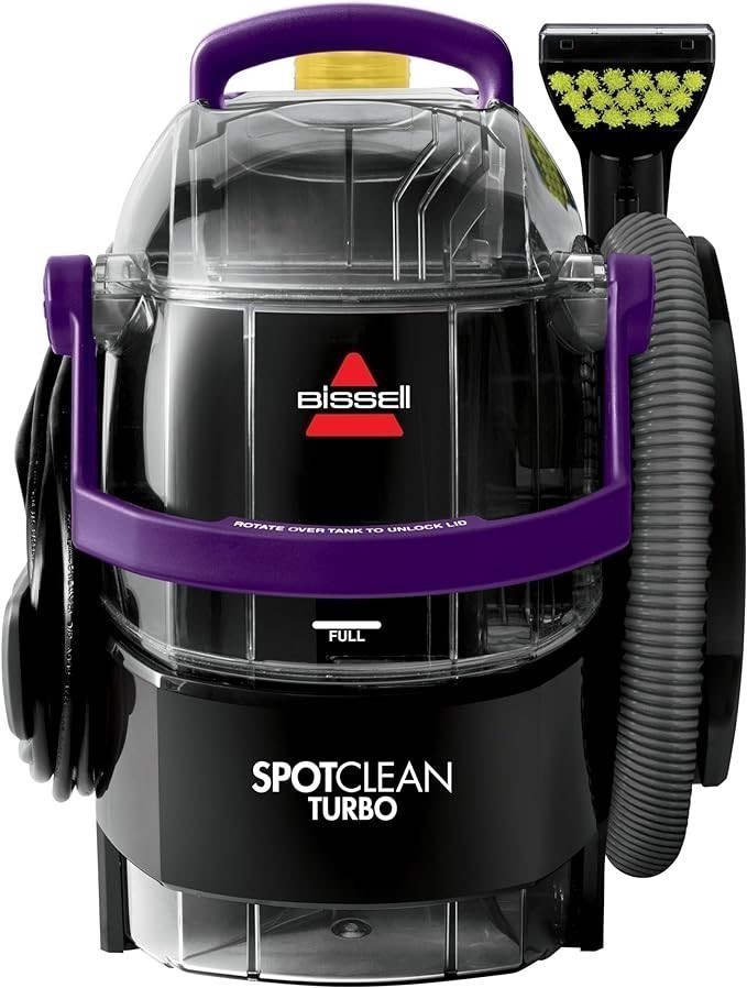 BISSELL SpotClean Turbo + Antibac 33862, Portable Carpet & Upholstery Washe