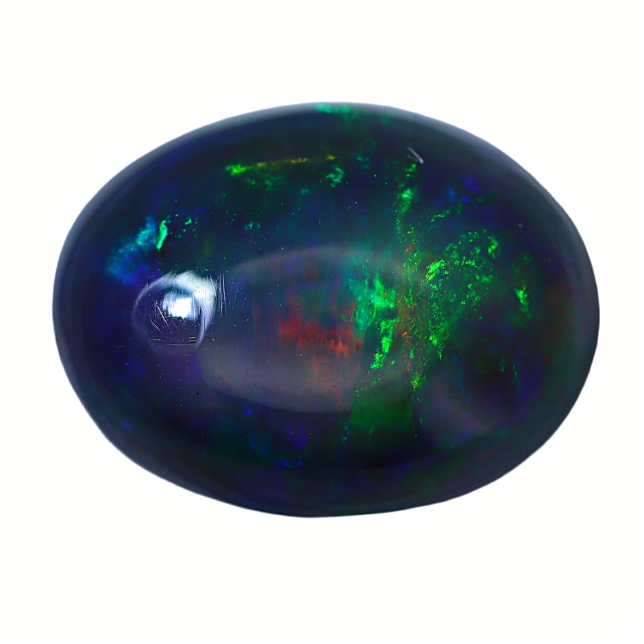 4.48 Carats Black - Color Play Opal