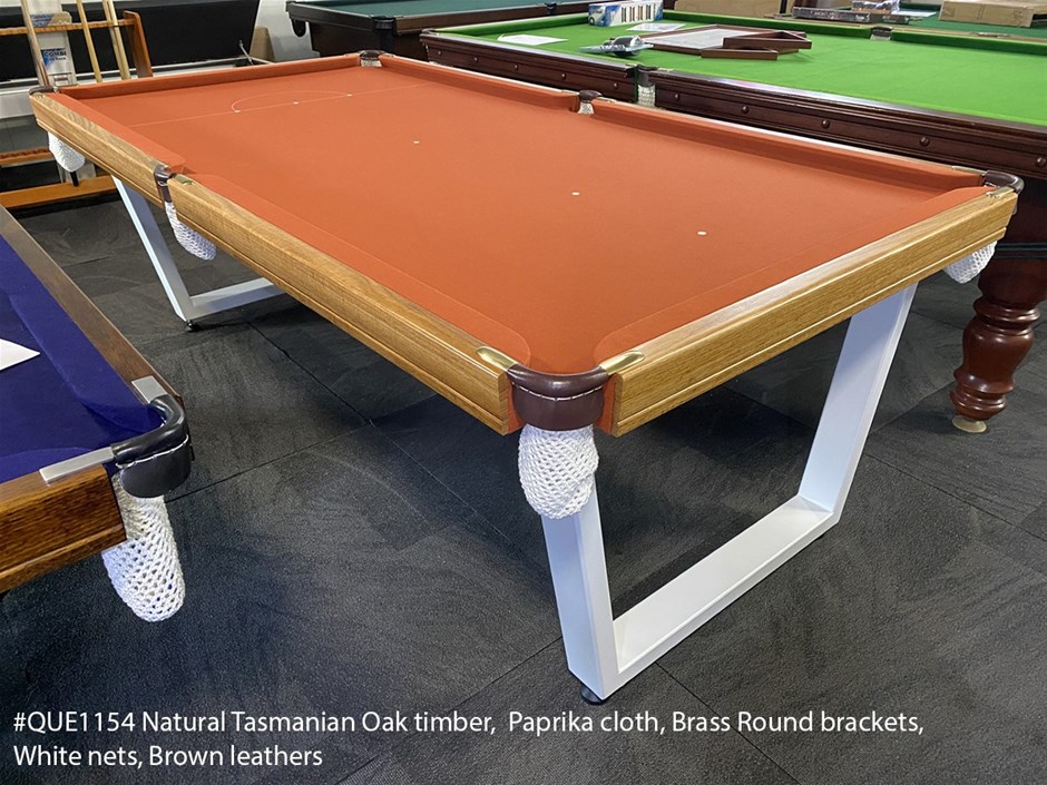 Paprika (Orange) cloth - 8' Quest Pool/Billiard table