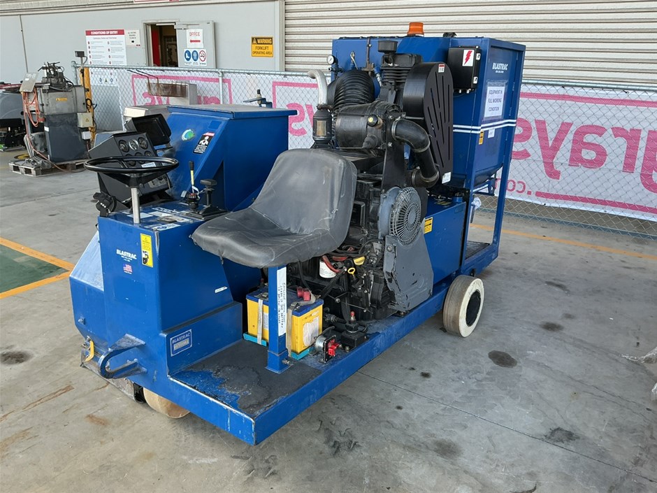 Blastrac Shot Blaster Ride On - Diesel Powered Auction (0019-9062321 ...