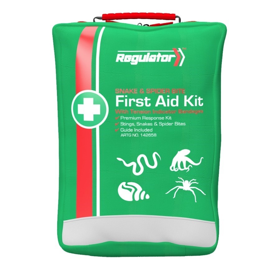 AUSSIE Storm Shop Regulator Premium Snake & Spider Bite First Aid Kit, 19.5