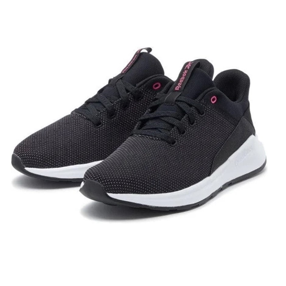 REEBOK Women's Ever Road DMX 2.0 Shoes, Size US6.5, Black/SesoPink/White, F