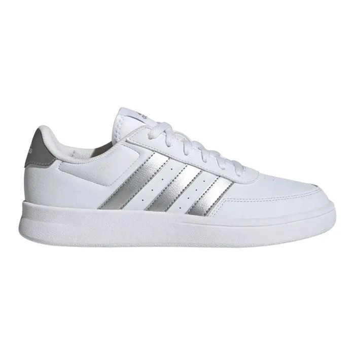 ADIDAS Women's Breaknet 2.0 Shoes, Size US 6.5, White/Silver, ID0471.
