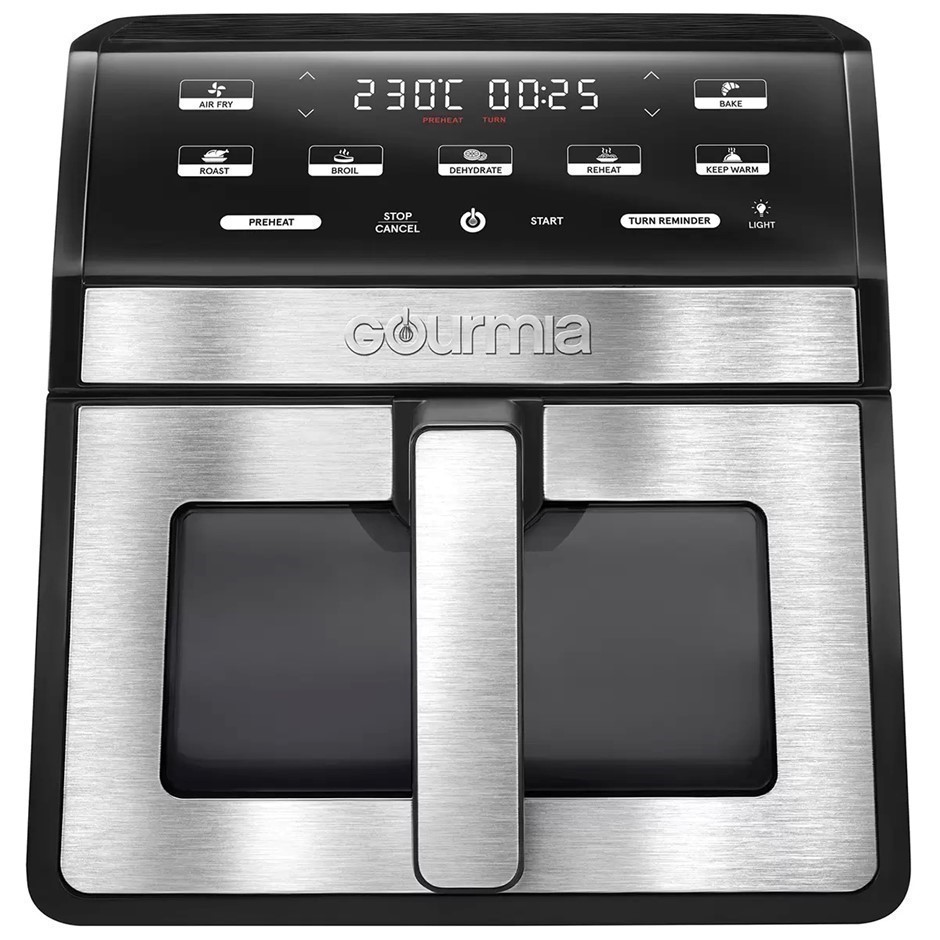 GOURMIA 7.6L Air Fryer, Black, Model GAF858. NB: Minor use.