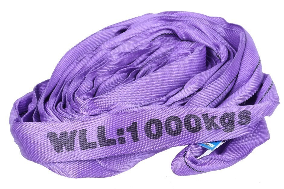 Round Lifting Sling, WLL 1,000kg x 5M (With Test Cert). Buyers Note - Disc