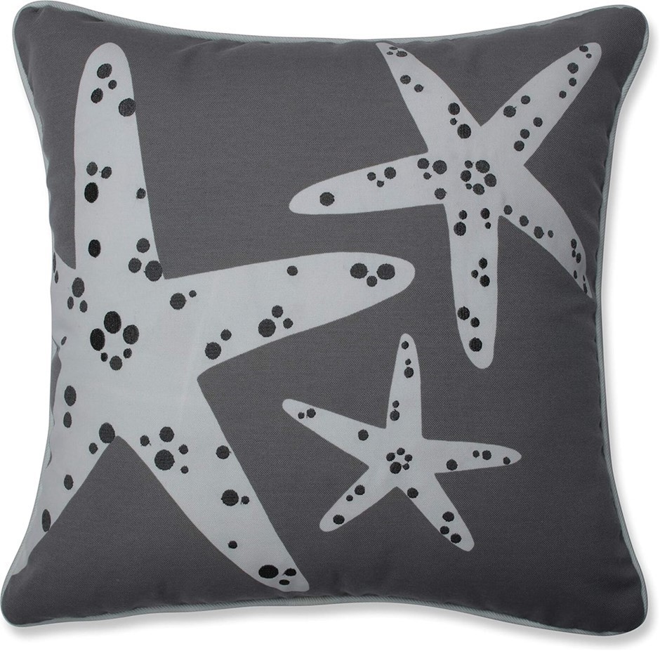 PILLOW PERFECT Outdoor/Indoor Stunning Starfish 16.5 Inch Throw Pillow, 16.