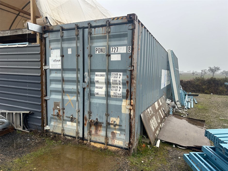 Containers & Site Equipment Liquidation Sale