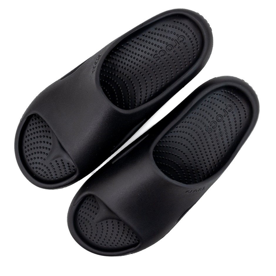 CROCS Mellow Recovery Slides, Size US m12, Black (001), 208392.
