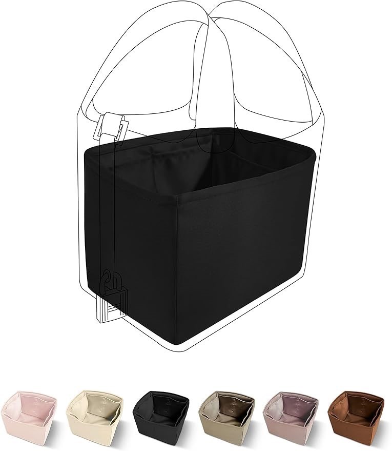 Purse Organizer Silky Smooth,Silk,Luxury Handbag Tote in Bag Shapers, Women