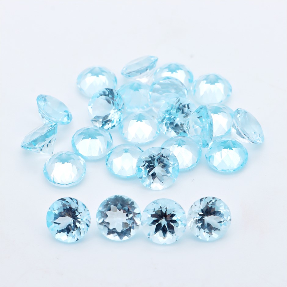 25.58 Carats Blue Topaz