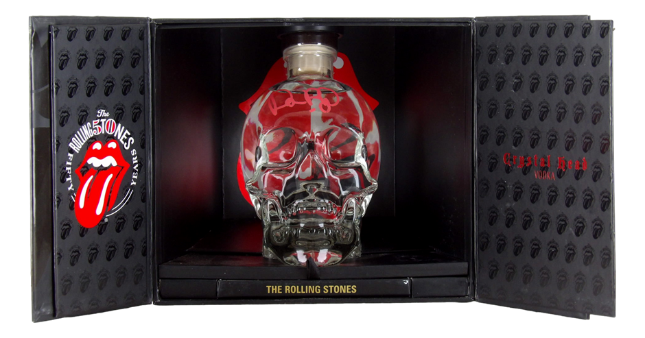 Crystal Head Vodka Rolling Stones 50th Anniversary Signed (1x