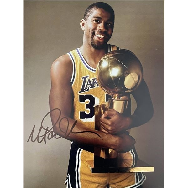 MAGIC JOHNSON SIGNED NBA PHOTO Auction (0026-2572620) | Grays Australia